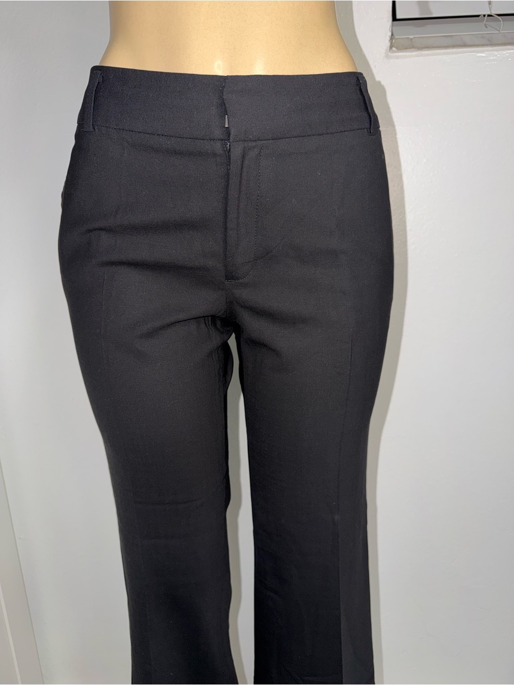 Banana Republic Martin Fit Wool Suit Trousers No. 215 Black Size 8
